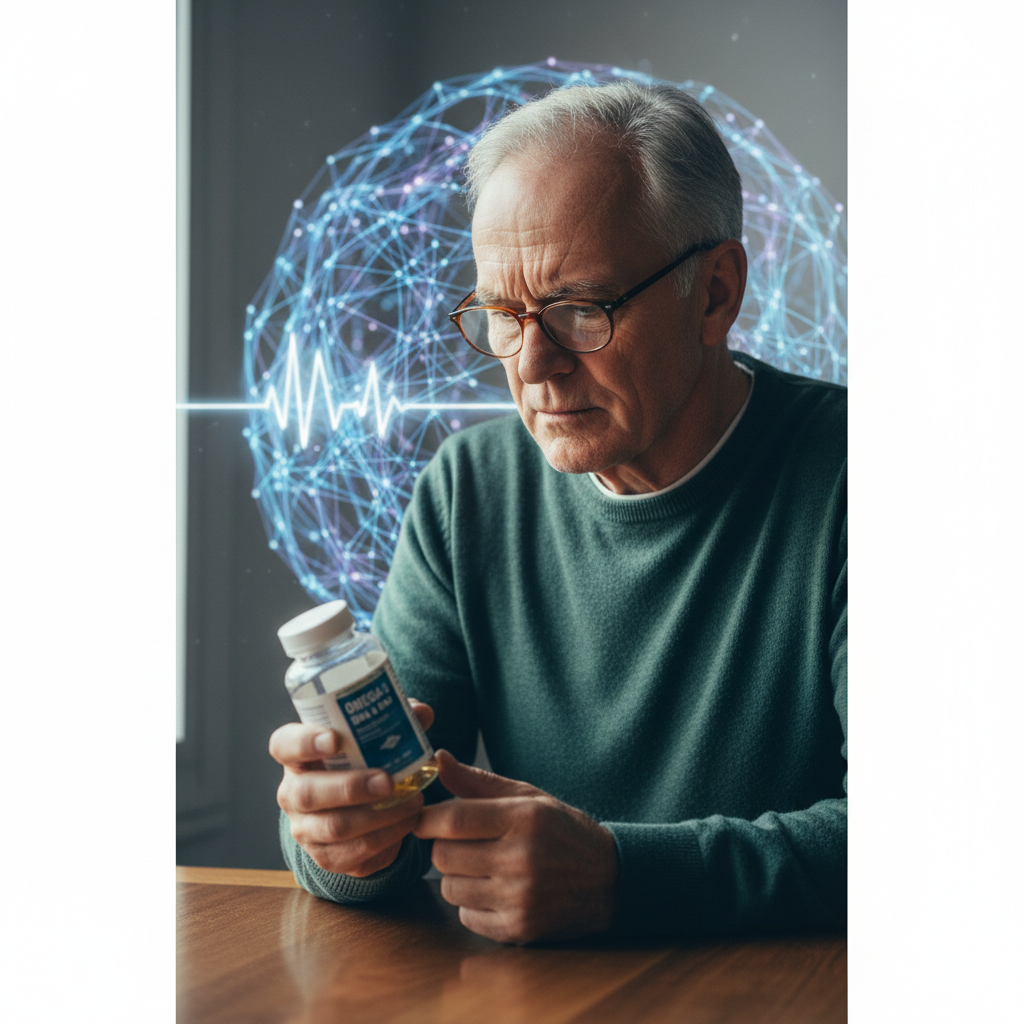 New Research Challenges Omega-3 Benefits, Linking Supplements to Faster Cognitive Decline in Older Adults